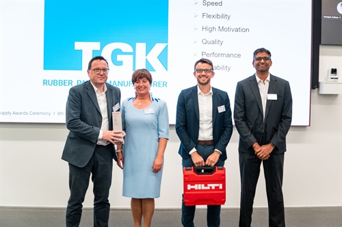 TGK Among HILTI’s Most Recognized Suppliers in...